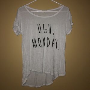 Ugh Monday white comfy shirt